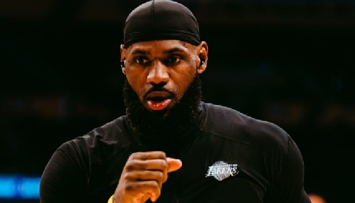 La superstar NBA des Los Angeles Lakers, LeBron James