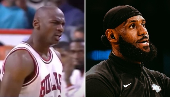NBA Michael Jordan et LeBron James