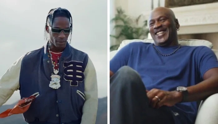 Travis Scott a tourné un clip chez Michael Jordan