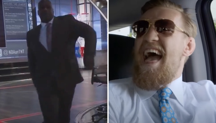 Shaquille O'Neal imitant Conor McGregor, légende de l'UFC