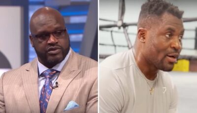 NBA/UFC – La photo où Shaquille O’Neal fait passer Francis Ngannou pour un fragile !