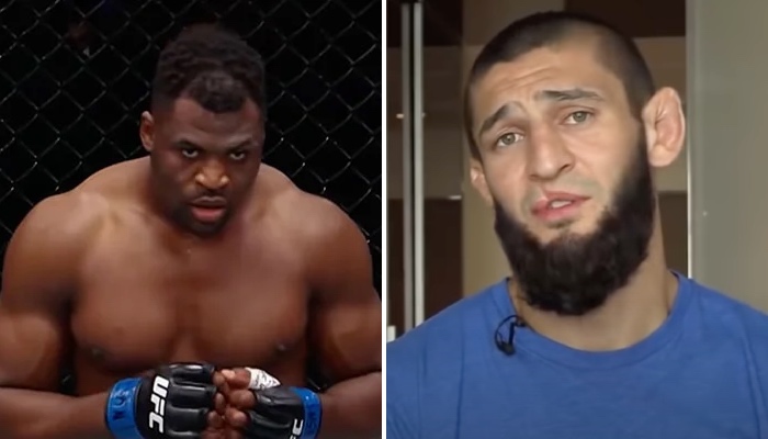 Francis Ngannou a envoyé un message à Khamzat Chimaev après l'UFC 273