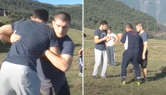 Khabib Nurmagomedov et son entrainement en montagne en 2015