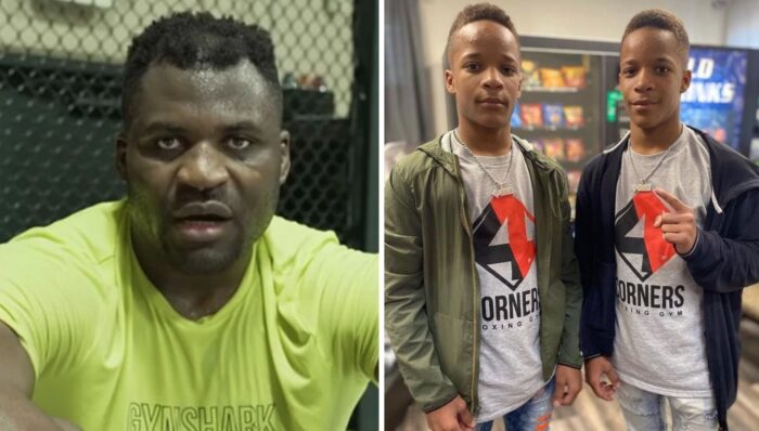 Francis Ngannou et Grandy Twins