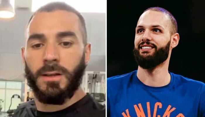 Karim Benzema et Evan Fournier