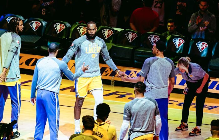 LeBron James avec les Lakers