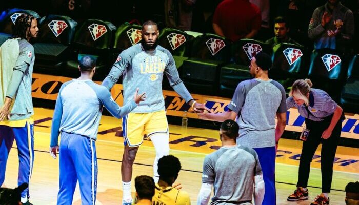 LeBron James avec les Lakers