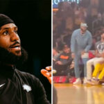 NBA – LeBron vire un Laker de son siège puis lui met un gros vent !