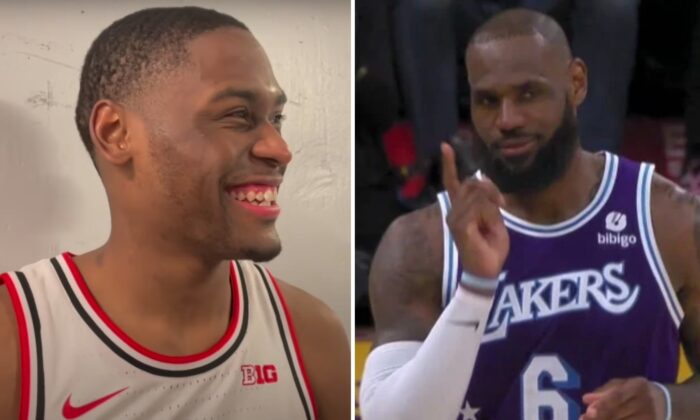 Malaki Branham et LeBron James