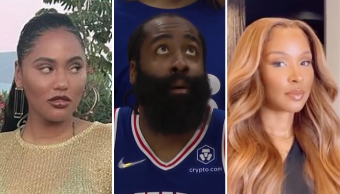 The wives of NBA superstars Stephen Curry and LeBron James, Aisha and Savannah, have come under fire from former Philadelphia 76ers guard James Harden.