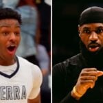 NBA – Bronny sort un dunk de fou furieux, LeBron en extase !