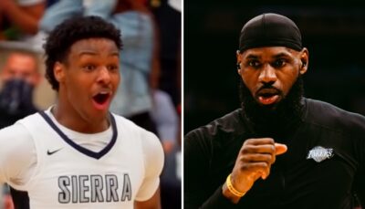 NBA – Bronny sort un dunk de fou furieux, LeBron en extase !