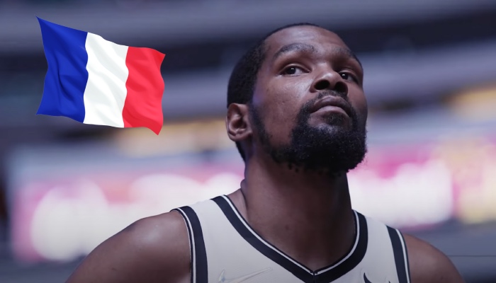 La superstar NBA des Brooklyn Nets, Kevin Durant, s'apprête à débarquer à quelques kilomètres de la France dans les heures qui viennent