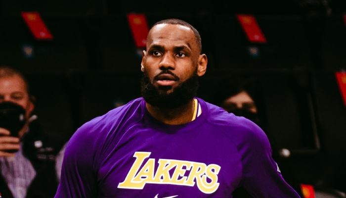 La superstar NBA des Los Angeles Lakers, LeBron James