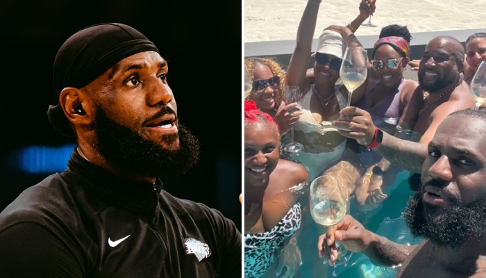 La superstar NBA des Los Angeles Lakers, LeBron James, a passé du très bon temps aux Maldives durant son absence des playoffs