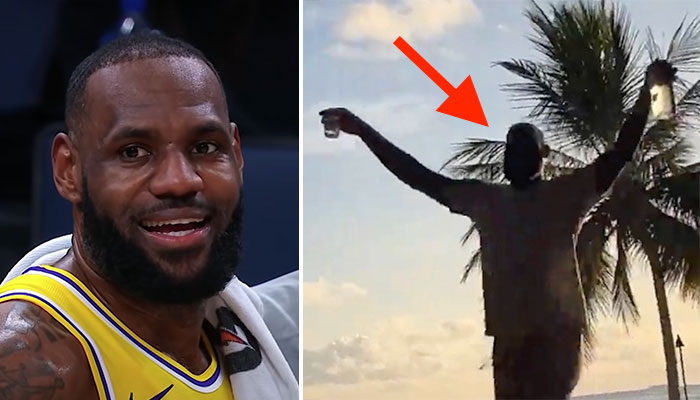 LeBron James alcoolisé en vacances