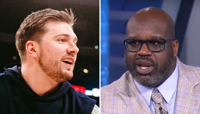 La star NBA des Dallas Mavericks, Luka Doncic, a promis a la légende Shaquille O'Neal qu'il lui enseignerait prochainement un drôle de tuyau