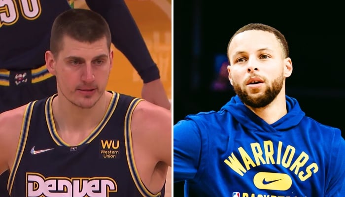 Les superstar NBA Nikola Jokic (gauche) et Stephen Curry (droite)