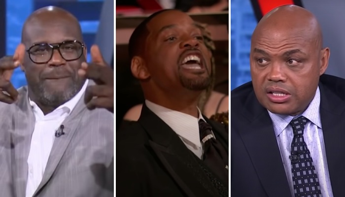 La légende NBA Shaquille O'Neal s'est attaqué à son compère Charles Barkley en faisant référence au récent coup de sang de Will Smith lors des Oscars 2022