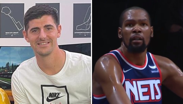 Le gardien de but du Real Madrid, Thibaut Courtois, a récemment posté une story Instagram dont le contenu pourrait froisser la star NBA des Brooklyn Nets, Kevin Durant