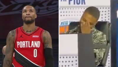 NBA – Énorme déception pour les Blazers, la réaction virale de Damian Lillard