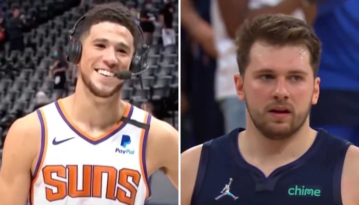 Luka Doncic et Devin Booker, stars des Suns et des Mavericks