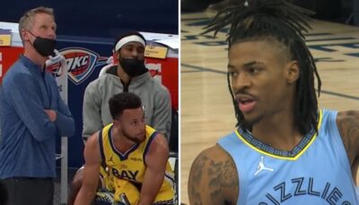 NBA – Provoqué, Ja Morant recadre sèchement un Warrior !