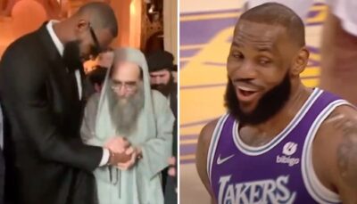 NBA – Qui est l’homme que LeBron James a serré dans ses bras ce weekend ?