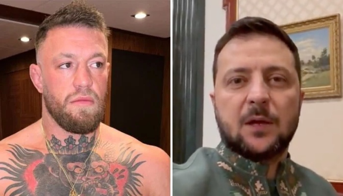 Conor McGregor a été attaqué par le président ukrainien Zelensky