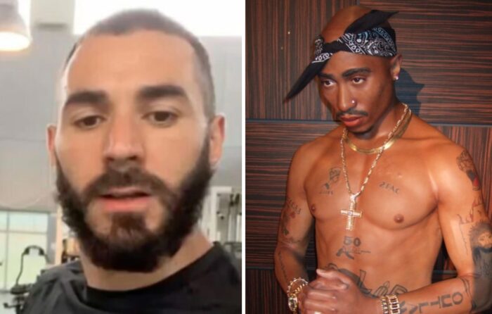 Karim Benzema et Tupac Shakur