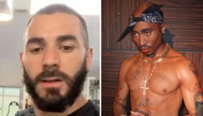 Tacle envers Mbappé ?! Pourquoi Benzema a posté une photo de Tupac avec un maillot de Duke