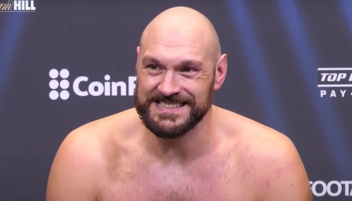 Le champion de boxe anglais Tyson Fury