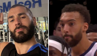 NBA – La photo virale de Rudy Gobert et Karim Benzema après la finale !