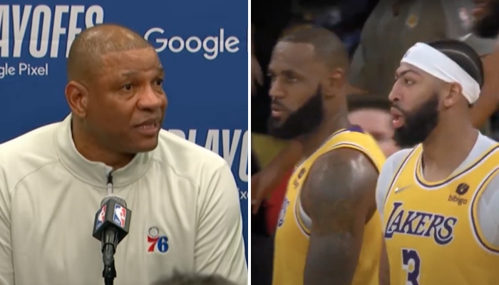 Le coach NBA des Philadelphia 76ers, Doc Rivers, s'est montré cash sur son avenir aux Philadelphia 76ers, et sur la rumeur qui l'envoie aux Los Angeles Lakers de LeBron James et Anthony Davis