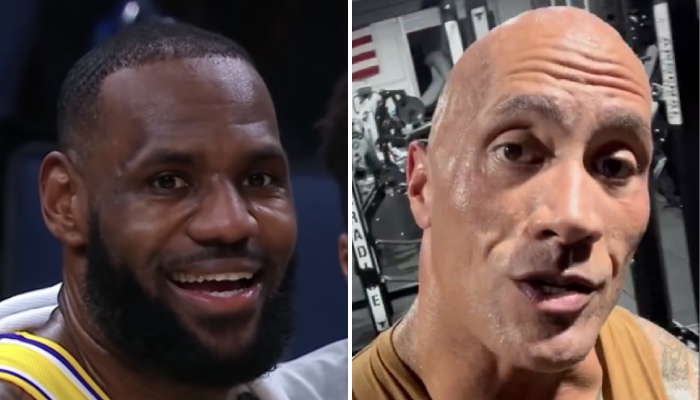 La superstar NBA des Los Angeles Lakers, LeBron James, a osé se moquer de The Rock sur un ancien post Instagram