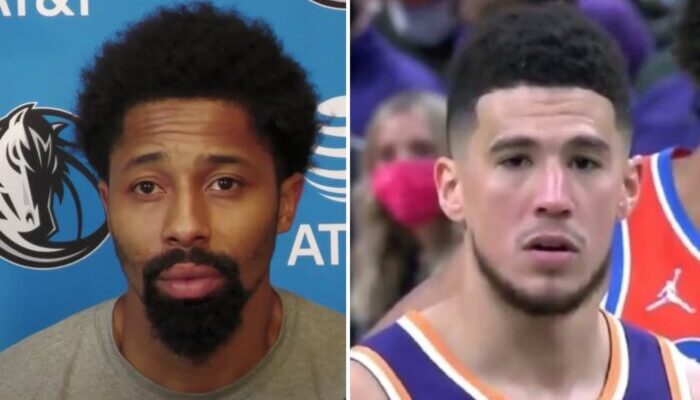 Spencer Dinwiddie et Devin Booker