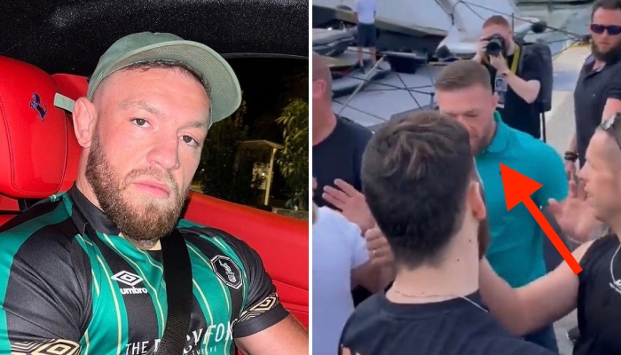 La superstar UFC Conor McGregor a dû hausser le ton face à ses fans à Cannes