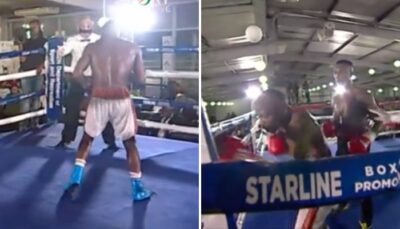 La vidéo glaçante d’un champion africain qui perd la tête et frappe… son ombre !