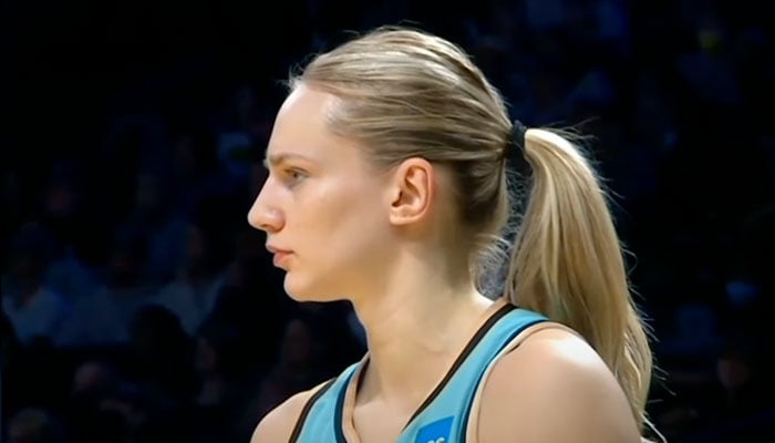 La joueuse WNBA française du New York Liberty, Marine Johannès