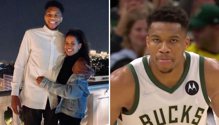 Giannis Antetokounmpo et sa compagne Mariah