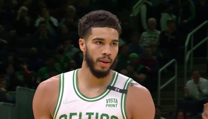 La star NBA des Boston Celtics, Jayson Tatum