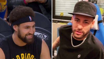 NBA – La photo virale de Klay Thompson avec Neymar Jr., après le sacre des Warriors !