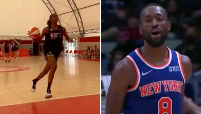 Dominique Malonga a dunké devant Kemba Walker et d'autres joueurs NBA