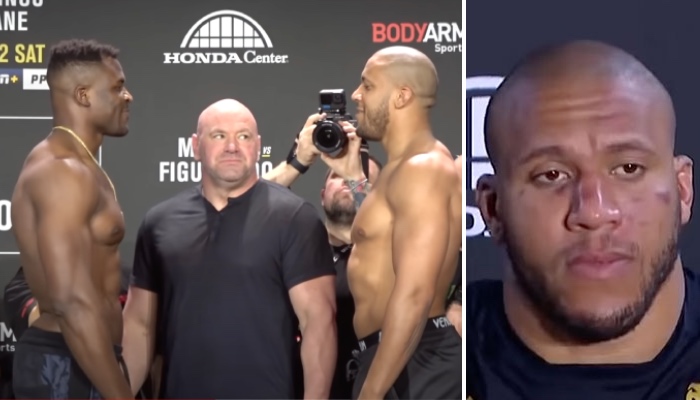 Ciryl Gane a pleuré après le face à face contre Francis Ngannou