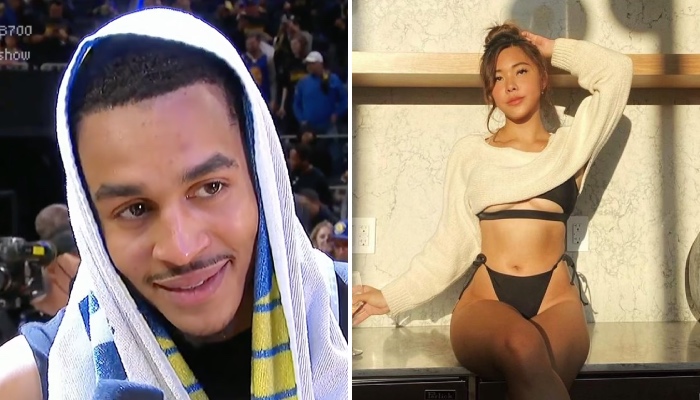 La nouvelle star NBA des Golden State Warriors, Jordan Poole, a vu l'identité de sa petite amie révélée avant l'entame des Finales