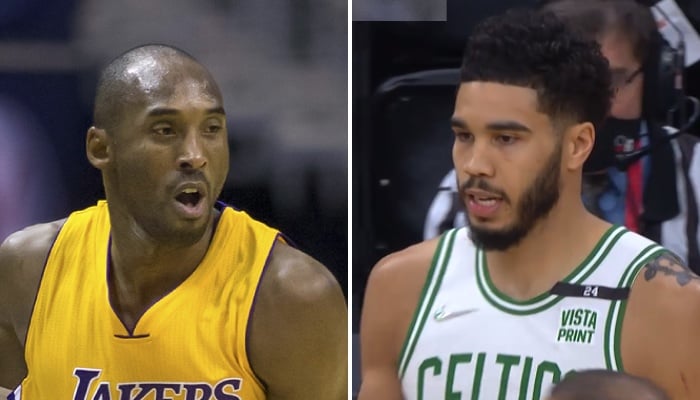 La superstar NBA des Boston celtics, Jayson Tatum, a encore choqué les fans avec une sortie plutôt culottée de sa part au sujet des Los Angeles Lakers et de Kobe Bryant