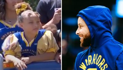 NBA – Riley, la fille de Steph Curry, fait encore le buzz à la parade des Warriors !