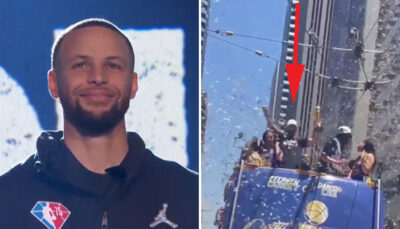 NBA – La raison folle pour laquelle Steph Curry a stoppé le bus des Warriors en pleine parade !