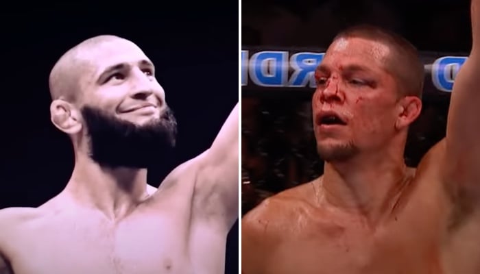 La nouvelle star UFC Khamzat Chimaev a salement provoqué Nate Diaz sur Twitter