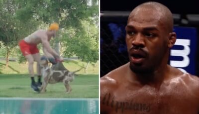 UFC – Logan Paul mis « KO » par son chien, Jon Jones réagit !